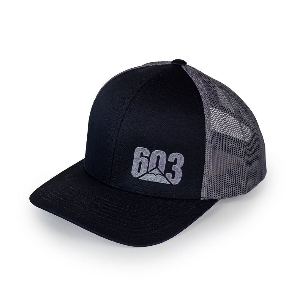 603 Mountain Hat-Black/Charcoal — Granite State Apparel